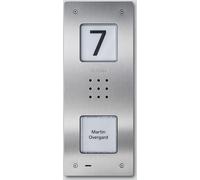 SIEDLE & SÖHNE Siedle Portier audio CAU 850-1-0 E Compact UP acier inoxydable brossé