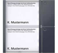 SIEDLE & SÖHNE Siedle TM 612 2 AG Boutons TM 612-2 AG Module gris anthracite