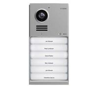 Siedle, Sonnette + interphone, Door Portier Vidéo IQDM-0 chromé mat avec 4/6 touches d'appel montage en surface (Filaire, WiFi)