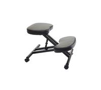Siège Assis À Genoux Hwc-E10 Appui-Genoux, Tabouret, Chaise Bureau, Réglable, Similicuir, Métal Noir Multicolore
