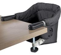 Siège auto pliable pour bébé - Siège portable - Permet de manger à table - Attaches réglables - Adapté aux véhicules jusqu'à 80 mm d'épaisseur - Noir