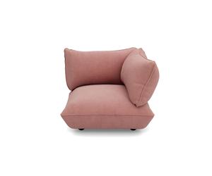 Siège D'angle Droit Sumo en Corde Recy Rose Pâle
