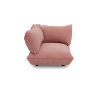 Siège D'angle Gauche Fatboy Sumo en Corde Recy Rose Pâle