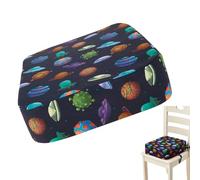 Siège d'appoint avec sangles, siège d'appoint pour table à manger | Coussin de chaise inférieur antidérapant pour rehausseur d',Conception de ceinture de sécurité lavable Siège d'appoint confortable p