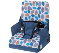 Siège d'appoint portable DreamBaby Grab 'N Go, Feuilles, Bleu, Léger et compact, Harnais de sécurité 3 points