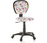 KIDDY TOP - Chaise pivotante pour des enfants Motif fleurs/cœurs