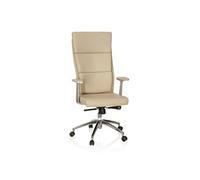 Siège de bureau / Fauteuil de direction MONZA 20, cuir beige