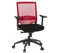 PORTO BASE - Siège de bureau de qualité professionnelle Noir / Rouge