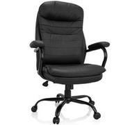 Siège de bureau / fauteuil de direction RELAX XXL B PU noir hjh OFFICE Noir G