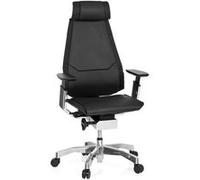 GENIDIA PRO | Cuir - Siège de bureau haut de gamme Noir