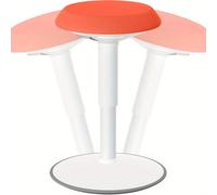 Siège de coiffeur - Siège de salon - Tabouret de travail - Tabouret à dossier - Chaise de bureau - Hauteur d'assise réglable : 43-61 cm