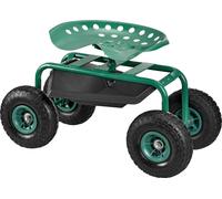 Siège de jardin mobile Chariot à roulettes Assistant de jardinage Scooter de jardin [pro.tec]