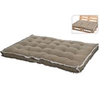 Siège de meuble en palette, 120x80x12cm, beige