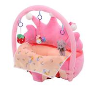 Siège de Soutien pour bébé, Chaise de bébé en Peluche Douce Rembourrée en Forme de Couronne pour les Tout-petits (PINK)
