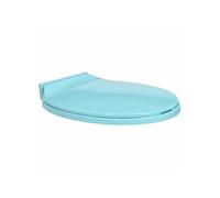 vidaXL Siège de toilette abattant ovale – fermeture en douceur – Vert