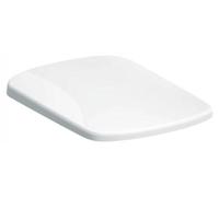Siège de toilette carré Geberit Selnova en Duroplast, à fermeture lente