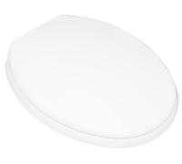 Siège de toilette en polypropylène, de couleur blanche, pour la collection Huno