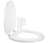 Siège de Toilette Eva Blanc Épais, Modèle Simple Classique