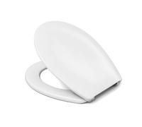 Siège de toilette Hamberger Ocean Standard en acier inoxydable blanc