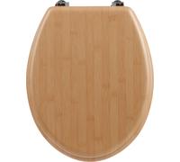 Siège de toilette MDF, effet bambou, universel