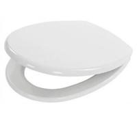 Siège de toilette pour Geberit Allia Paris, blanc, avec système de fermeture douce, 52 cm