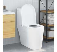 vidaXL Siège de toilette Blanc 48 x 36.5 x 4.5 cm Polypropylène