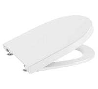 Siège de toilette rond, blanc, amorti, pour la gamme Meridian