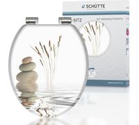 Siège de toilette SCHÜTTE avec abaissement automatique BALANCE MDF