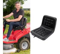 Siège de tracteur étanche avec trous de Drainage, conception réglable, siège de remplacement universel pour tondeuse à gazon, chariot élévateur, Go Kart Black