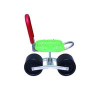 Siège de travail roulant pour scooter de jardin, chariot de jardin pliable avec deux roues pour la plantation et le jardinage, siège de pelouse portable pour terrasse et travaux de cour