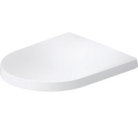 Siège de balcon Duravit WC 0027693200 À recouvrement, amovible, avec mécanisme de fermeture en douceur, finition satinée blanc