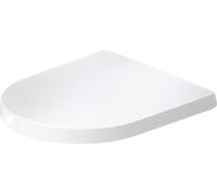 Siège de WC Balcoon Duravit, en forme de D, amovible, sans dispositif d'abaissement automatique, 0027710000, Couleur: Blanc brillant