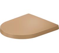 Siège de WC Balcoon Duravit, en forme de D, amovible, sans dispositif d'abaissement automatique, 002771CB00, Couleur: Clay terra Mat