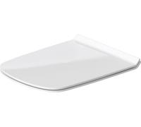 Siège de WC Duravit DuraStyle avec charnières SoftClose en acier inoxydable, version allongée, amovible, 0060590000