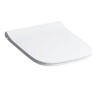 Siège de WC Geberit Smyle Slim avec couvercle, sandwich, antibactérien, charnières QuickRelease, blanc, avec fermeture automatique, 500688011 - CM