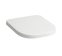 Siège de WC LAUFEN MEDA, avec couvercle, amovible, avec dispositif dabaissement automatique, 365x447x54mm, H8911137570001, Couleur: Blanc Mat