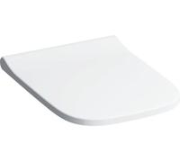 Siège de WC slim en duroplast pour salle de bains moderne Smyle - Standard