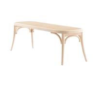 Siège d'entrée Banc de Chaise en rotin, Salle à Manger Bois Massif, for Loisirs, Maison, Tabouret Chevet Naturel, Banc Chaussures pour Chambre