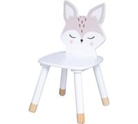 Siège enfant - Haut de chaise - Usage intérieur - Style scandinave - L 28 x P 28 x H 525 cm - Blanc
