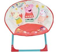 Siège Lune Enfant Peppa Pig Pliable, Métal, Housse 100% Polyester, 47 x 54 x 45 cm, Dès 24 Mois