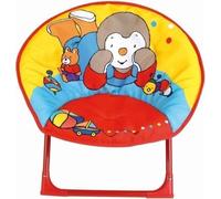 Siège Lune Enfant T'Choupi Pliable, Fun House, Polyester, Structure Métal, 47 x 54 x 45 cm, Dès 24 Mois