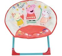 FUN HOUSE | Siège Lune Pliable pour Enfant Peppa Pig | H47 x L54 x P45 cm | Licence Officielle | Chaise Pliante Intérieur Extérieur | Idée Cadeau Été Jardin | 713474