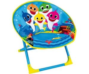 Siège Lune Pliant Enfant FUN HOUSE BABY SHARK, Bleu, H.47x L.54x P.45 cm