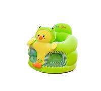 Siège pour bébé - Chaise assise en peluche avec animaux de dessin animé - Housse lavable pour soutenir le dos et la tête - Siège pour bébé (poulet)