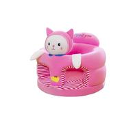 Siège pour bébé - Chaise assise en peluche avec animaux de dessin animé - Housse lavable pour soutien dorsal et tête (chaton)