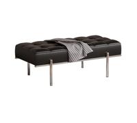 Siège pour Chaussures Banc à Chaussures de Porte d'entrée léger Luxe Haut Gamme Long Banc Maison Noir Souple Pack