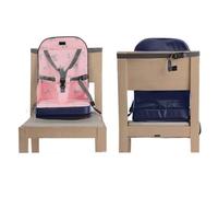 Siège Rehausseur Bébé Pliable Portable Réglable à Dégagement Rapide Rose | Tissu Fibre, Nylon et Mousse, Confort D'assise, Usage Repas Quotidien, Format Compact pour Garçon et Filles
