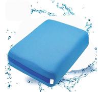 Siège Rehausseur De Bain, 38 x 30 x 13 cm - Coussin Baignoire Antidérapant - Coussin Baignoire Adultes et Enfants à Séchage Rapide - Bain Chaud Intérieur Et Extérieur (Bleu)