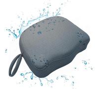 Siège Rehausseur De Bain, 38 x 30 x 13 cm Coussin Baignoire Antidérapant - Coussin Baignoire Adultes et Enfants à Séchage Rapide - Bain Chaud Intérieur Et Extérieur (Gris)