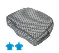 Siège Rehausseur De Bain, Coussin Baignoire Antidérapant, 3D Immersion Rapide sans Flottaison Coussin Rehausseur Respirant pour Piscine, Salle De Bain, Spa, 40x30.5x12.7cm